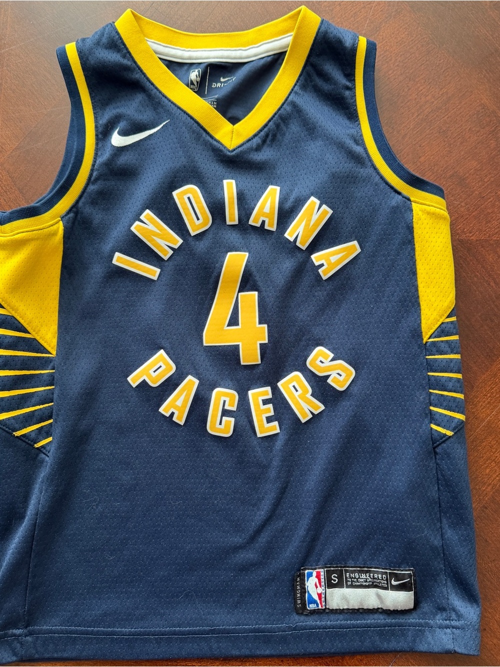 Nike Dri Fit Indiana Pacers #4 Oladipo Basketball Jersey Sz Youth Small